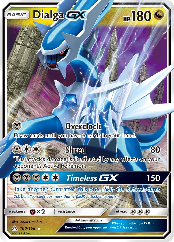 Dialga-GX 100/156 - Ultra Prism Holofoil - Game Nerdz