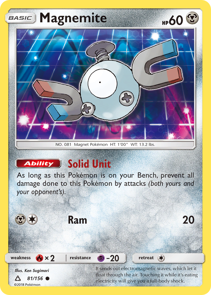 Magnemite 81/156 - Ultra Prism - Game Nerdz Magnemite 81/156 - Ultra Prism - Game Nerdz