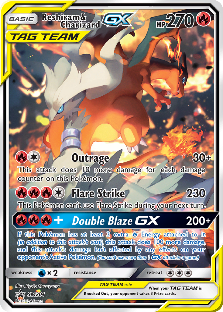 Reshiram & Charizard-GX SM201/248 - SM Black Star Promos Holofoil - Game Nerdz Reshiram & Charizard-GX SM201/248 - SM Black Star Promos Holofoil - Game Nerdz