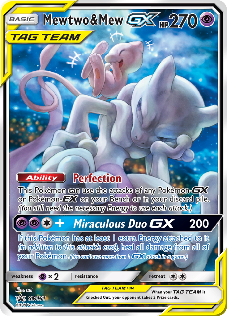 2019 mew pokemon card Sun And Moon Mewtwo and GX Unified Minds PSA 9 PackSpotTCG Pokmon Hit Points80 HP Form 2019 Pokemon Sm Black Star