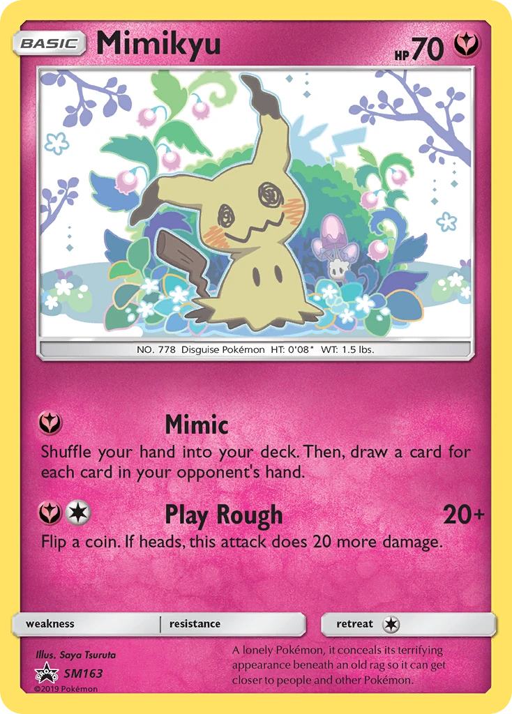 ポケモンカード Mimikyu SM163 Mimikyu SM163/248 - SM Black Star Promos Holofoil - Game Nerdz