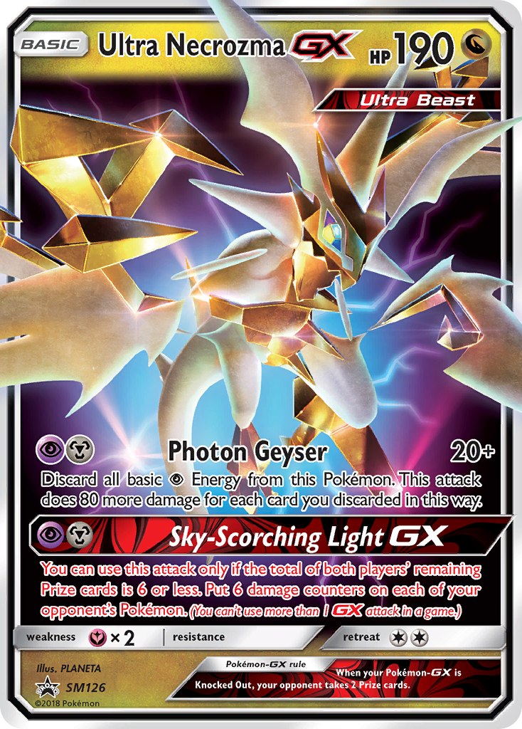 Ultra Necrozma-GX SM126/248 - SM Black Star Promos Holofoil - Game