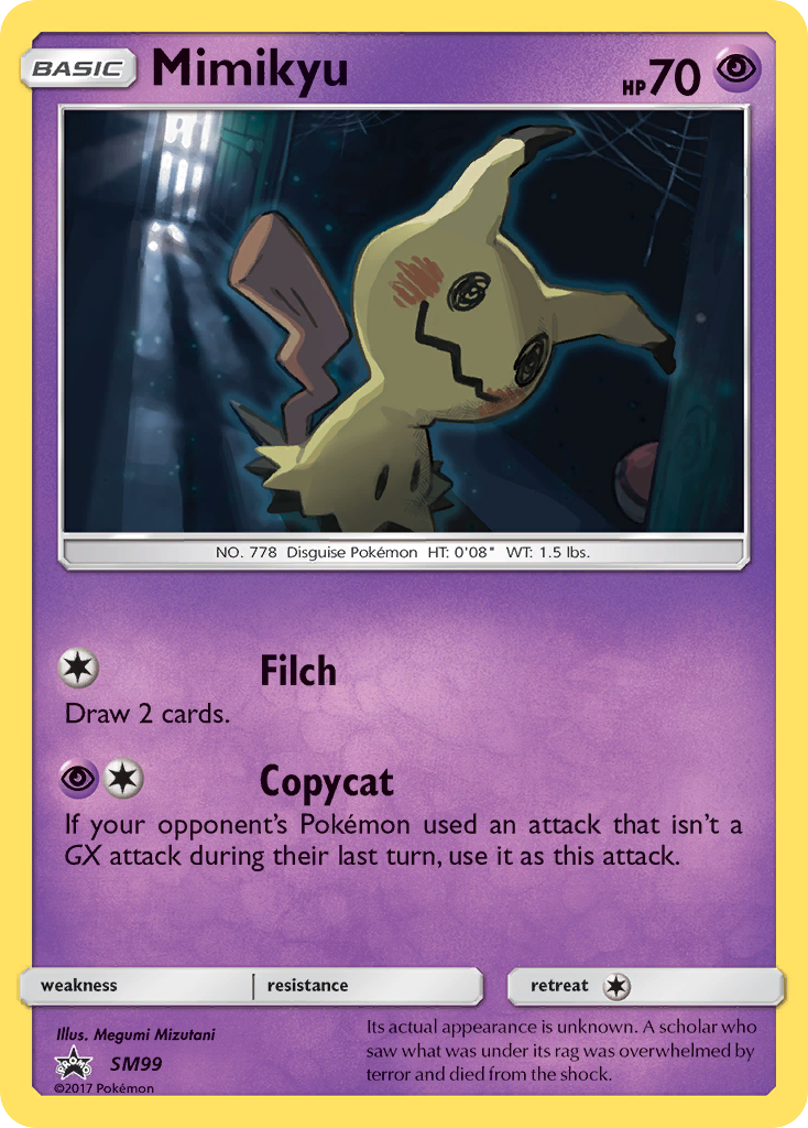 Mimikyu SM99/248 - SM Black Star Promos Holofoil - Game Nerdz