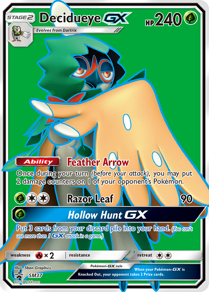 Decidueye-GX SM37/248 - SM Black Star Promos Holofoil - Game Nerdz