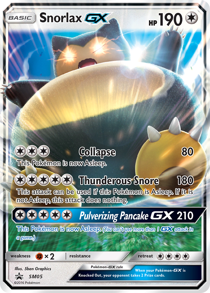 Snorlax-GX SM05/248 - SM Black Star Promos Holofoil - Game Nerdz