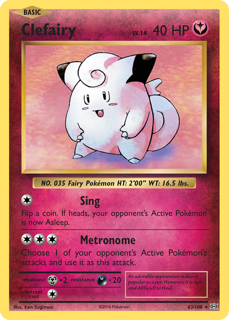 pokemon clefairy card Pokemon Diamond & Pearl Common Card main image 0