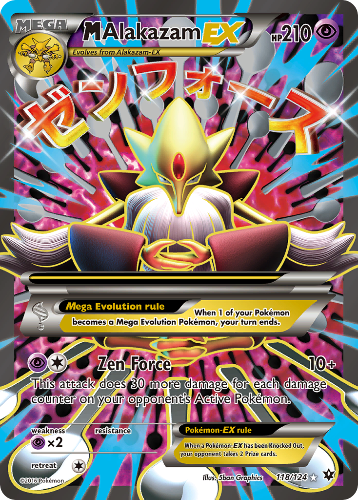 M Alakazam-EX 118/124 - Fates Collide Holofoil - Game Nerdz
