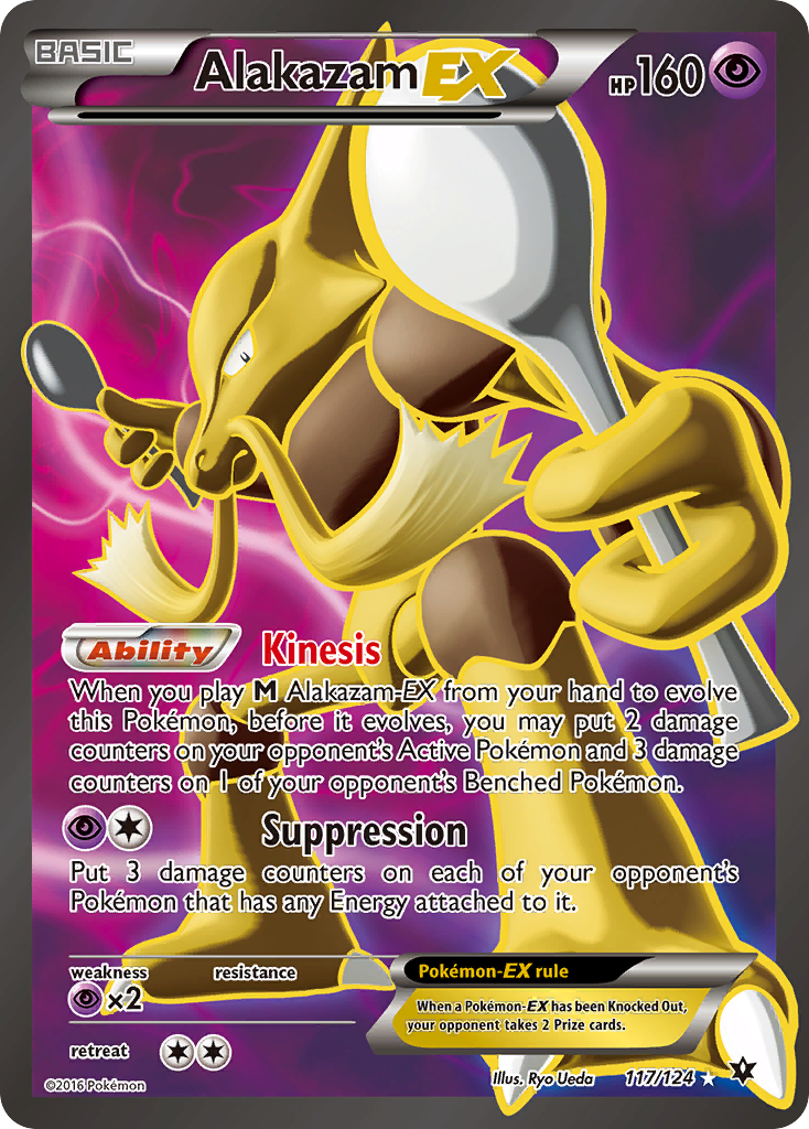 Alakazam-EX 117/124 - Fates Collide Holofoil - Game Nerdz