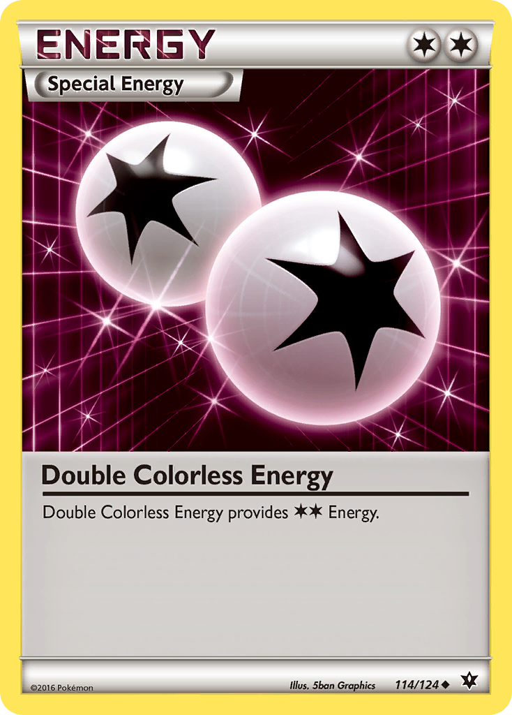 double colorless energy pokemon card Double Colorless Energy 114/124 - Fates Collide