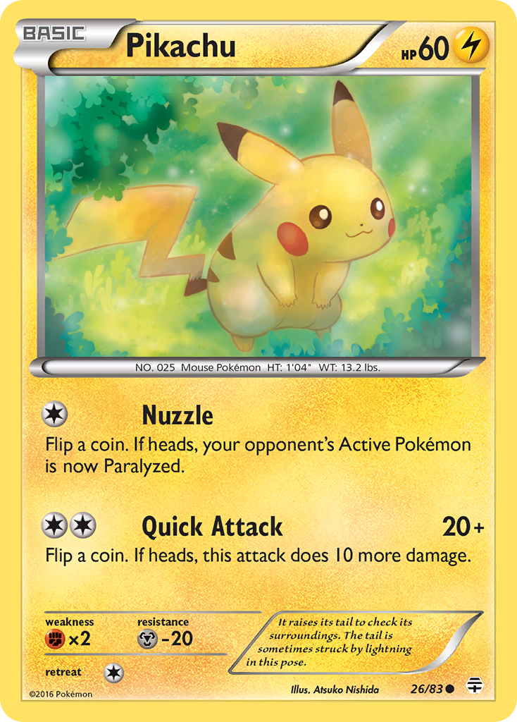 Pikachu 26/83 - Generations - Game Nerdz