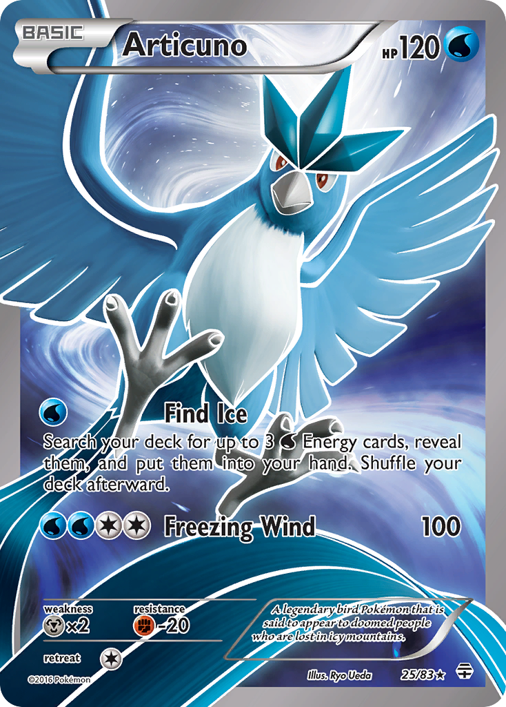 Articuno 25/83 - Generations Holofoil - Game Nerdz