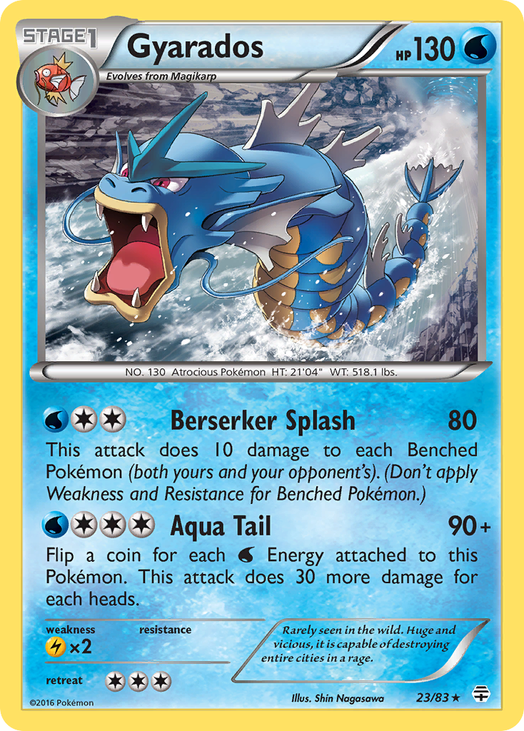 Gyarados 23/83 - Generations - Game Nerdz