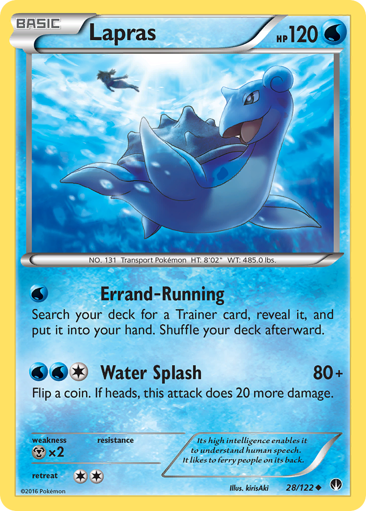 Lapras 28/122 - BREAKpoint - Game Nerdz