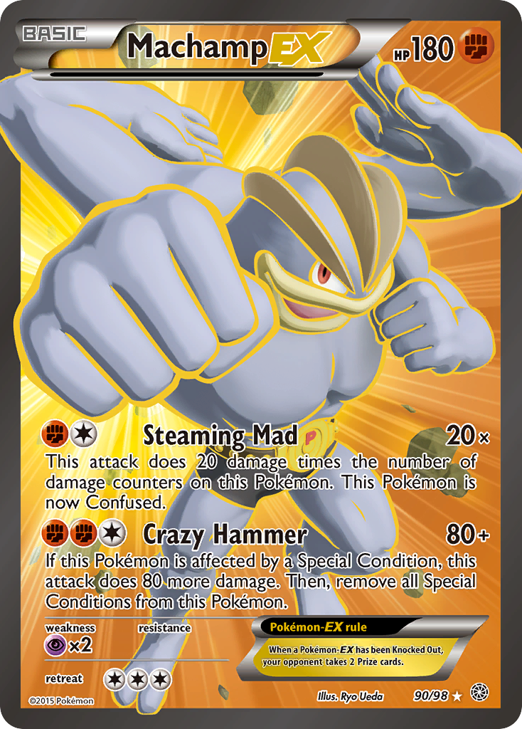 Machamp-EX 90/98 - Ancient Origins Holofoil - Game Nerdz