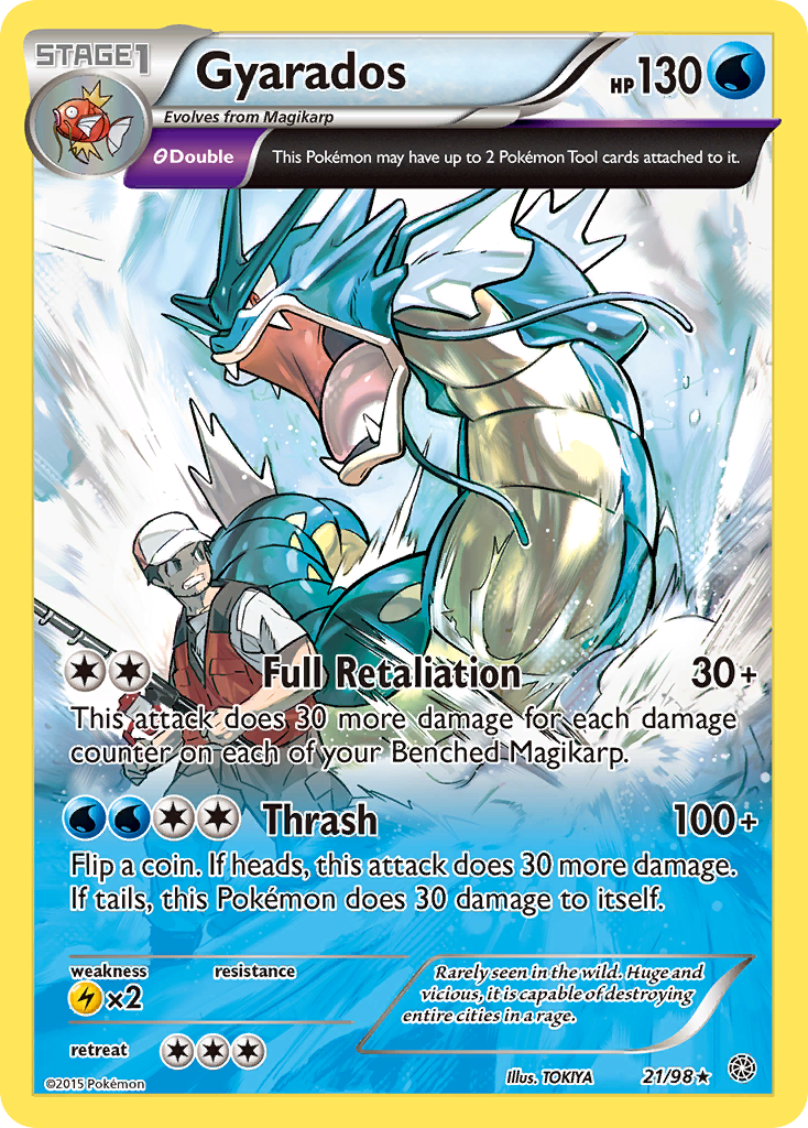 Gyarados 21/98 - Ancient Origins Reverse Holofoil - Game Nerdz