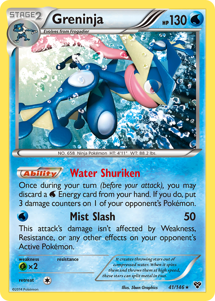 Greninja 41/146 - XY Holofoil - Game Nerdz