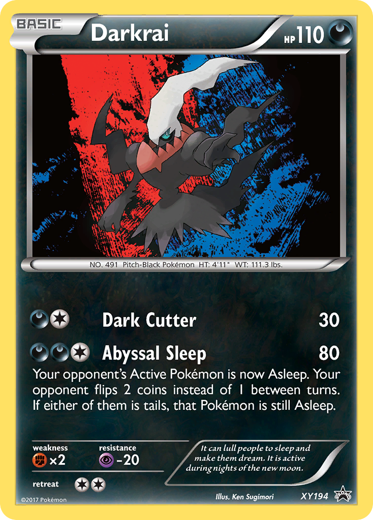 Darkrai XY194/211 - XY Black Star Promos Holofoil - Game Nerdz