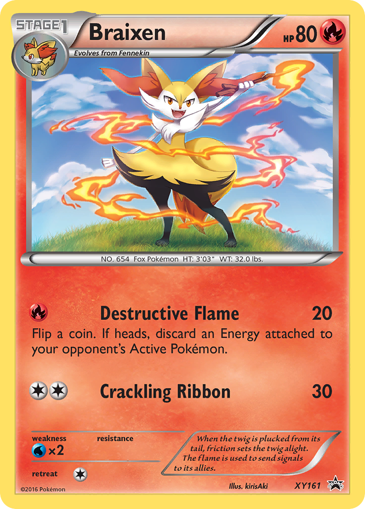 Braixen XY161/211 - XY Black Star Promos Holofoil - Game Nerdz