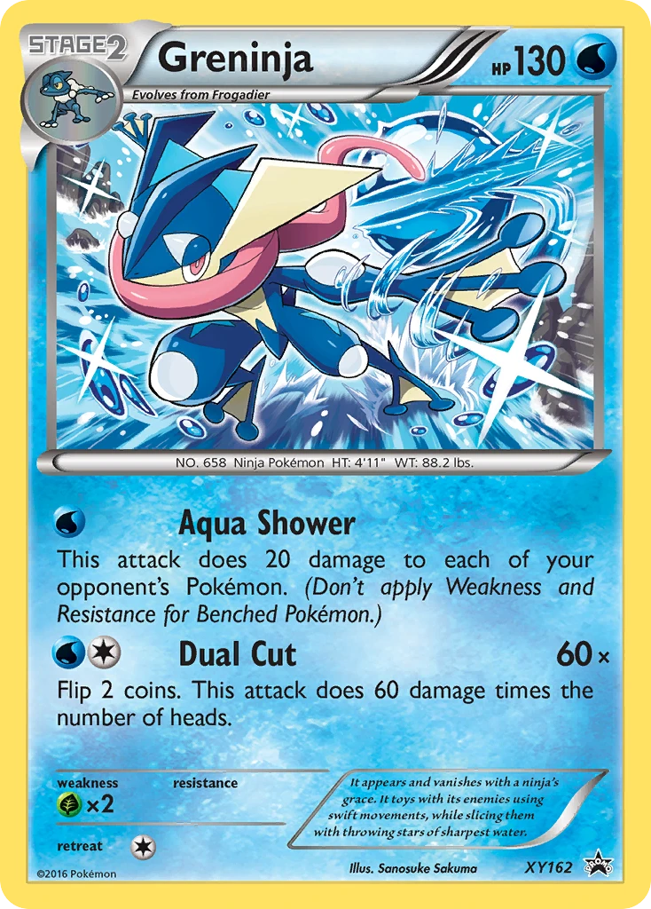 Greninja XY162/211 - XY Black Star Promos Holofoil - Game Nerdz