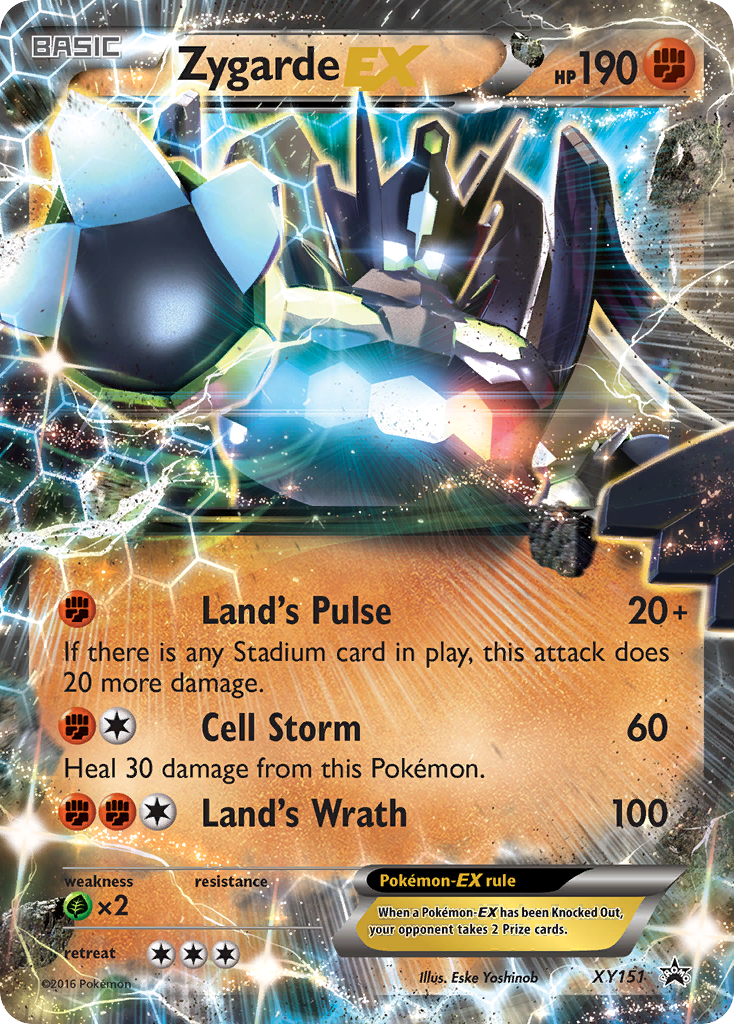 Zygarde-EX XY151/211 - XY Black Star Promos Holofoil - Game Nerdz