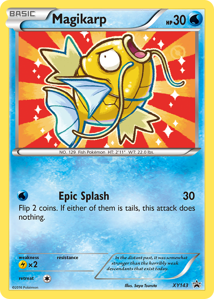 Magikarp XY143/211 - XY Black Star Promos Holofoil - Game Nerdz