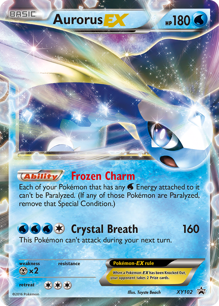 Aurorus-EX XY102/211 - XY Black Star Promos Holofoil - Game Nerdz Aurorus-EX XY102/211 - XY Black Star Promos Holofoil - Game Nerdz