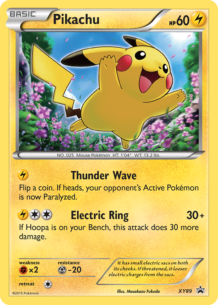Pikachu XY89/211 - XY Black Star Promos Holofoil - Game Nerdz