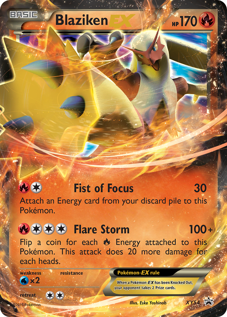 Blaziken-EX XY54/211 - XY Black Star Promos Holofoil - Game Nerdz