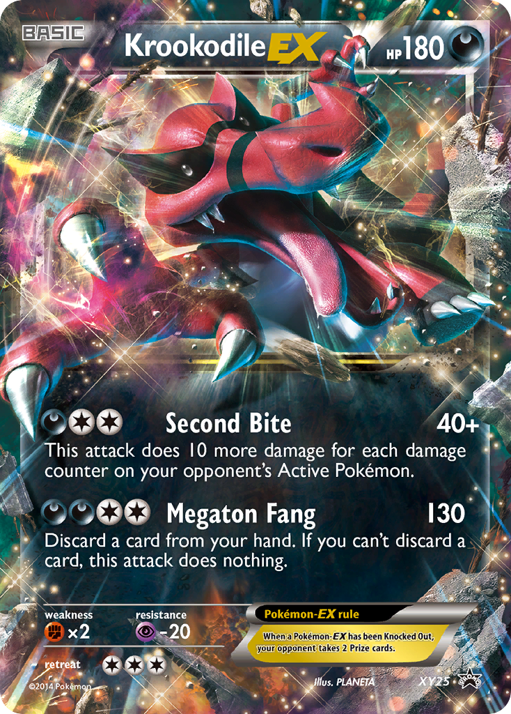 Krookodile-EX XY25/211 - XY Black Star Promos Holofoil - Game Nerdz