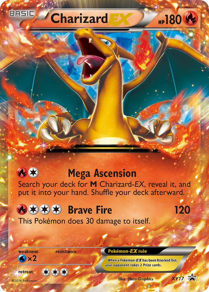pokemon xy charizard card Pokemon Mega Charizard Tin main image 1