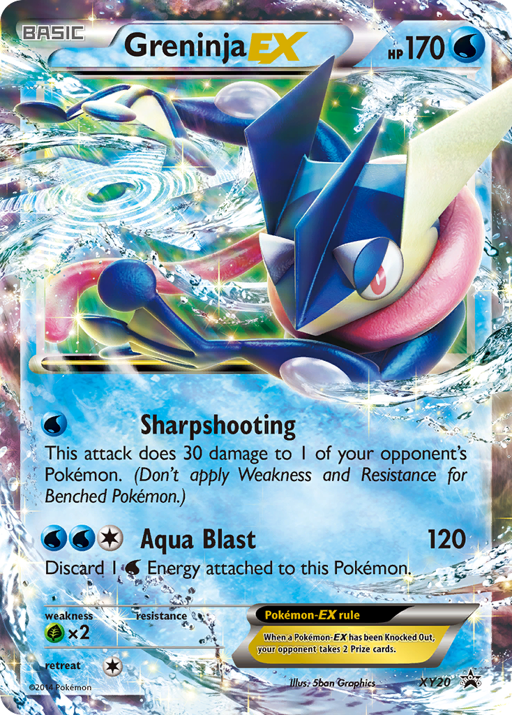 Greninja-EX XY20/211 - XY Black Star Promos Holofoil - Game Nerdz