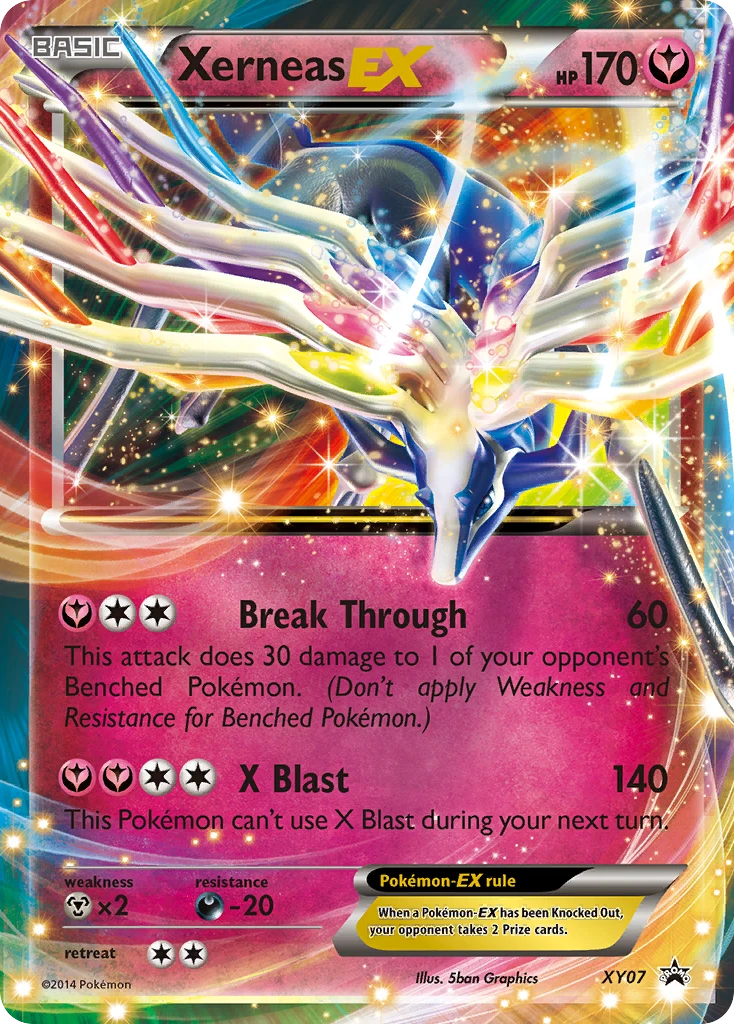 Xerneas-EX XY07/211 - XY Black Star Promos Holofoil - Game Nerdz