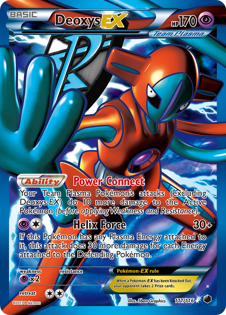 Deoxys-EX 111/116 - Plasma Freeze Holofoil - Game Nerdz