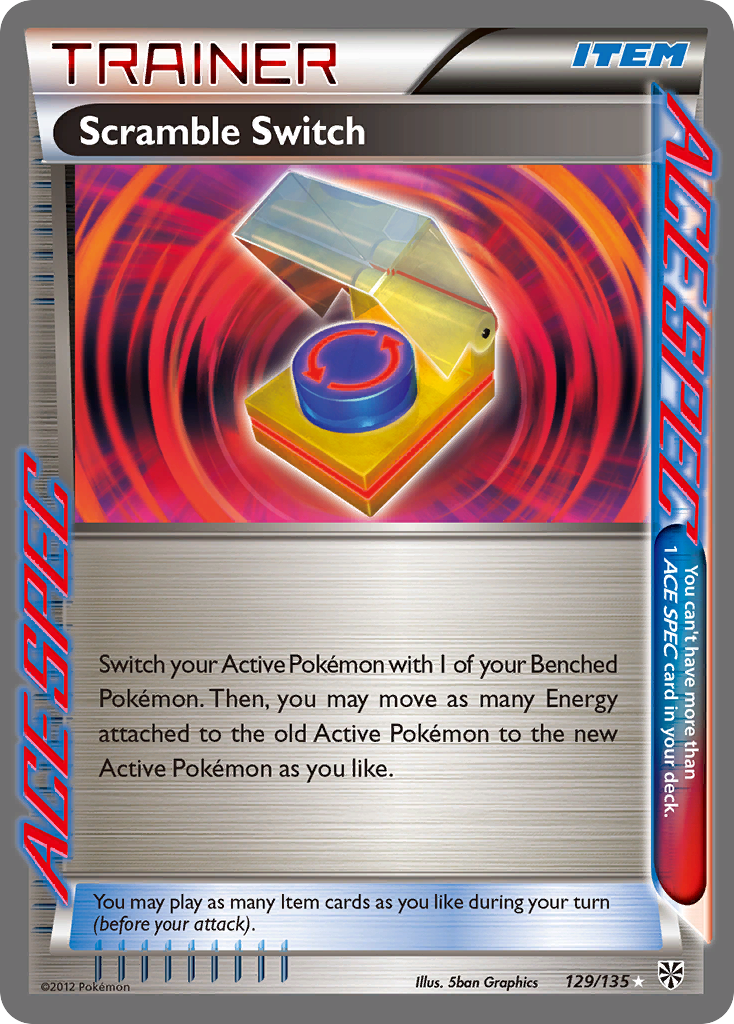 Scramble Switch 129/135 - Plasma Storm Holofoil - Game Nerdz