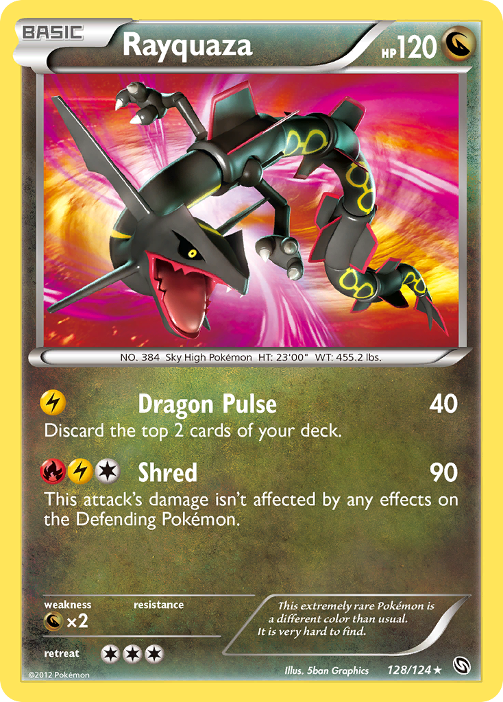 ポケモンカード Rayquaza 128/124 Rayquaza 128/124 - Dragons Exalted Holofoil - Game Nerdz