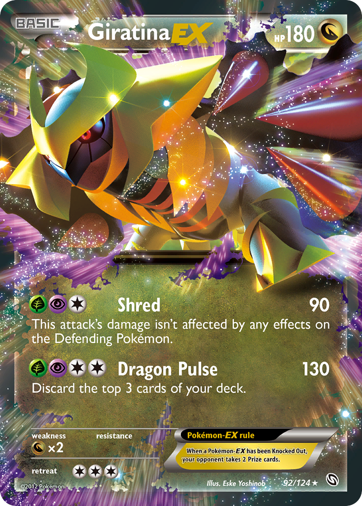 Giratina-EX 92/124 - Dragons Exalted Holofoil - Game Nerdz Giratina-EX 92/124 - Dragons Exalted Holofoil - Game Nerdz