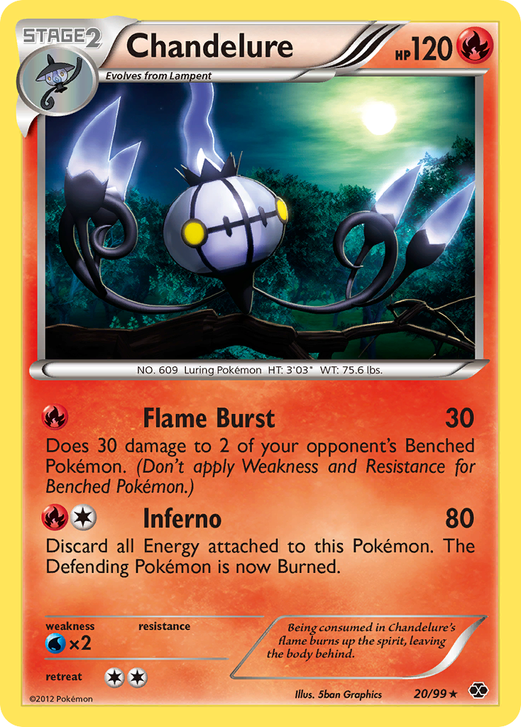 Chandelure 20/99 - Next Destinies Holofoil - Game Nerdz Chandelure 20/99 - Next Destinies Holofoil - Game Nerdz