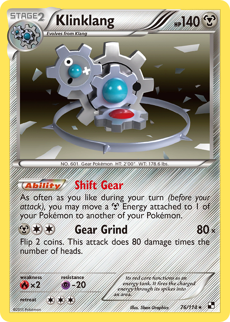 klinklang pokemon card 127/189 Klinklang | Rare Card | SWSH-03 Darkness Ablaze main image 0