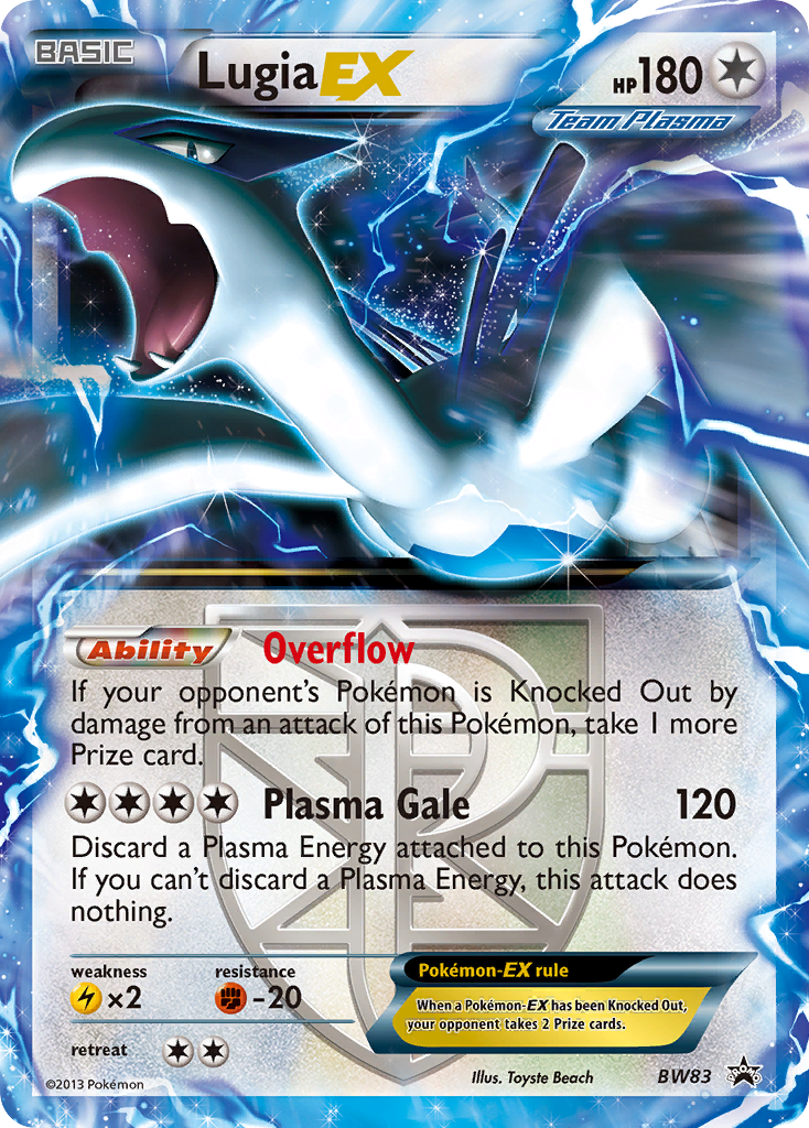Lugia-EX BW83/101 - BW Black Star Promos Holofoil - Game Nerdz