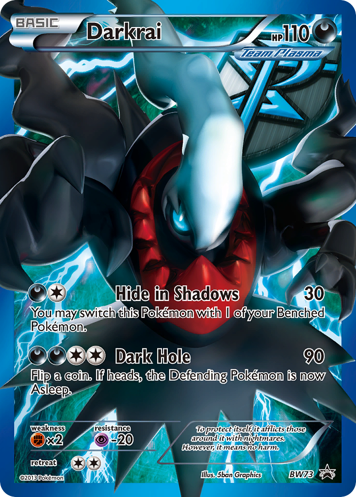 Darkrai BW73/101 - BW Black Star Promos Holofoil - Game Nerdz