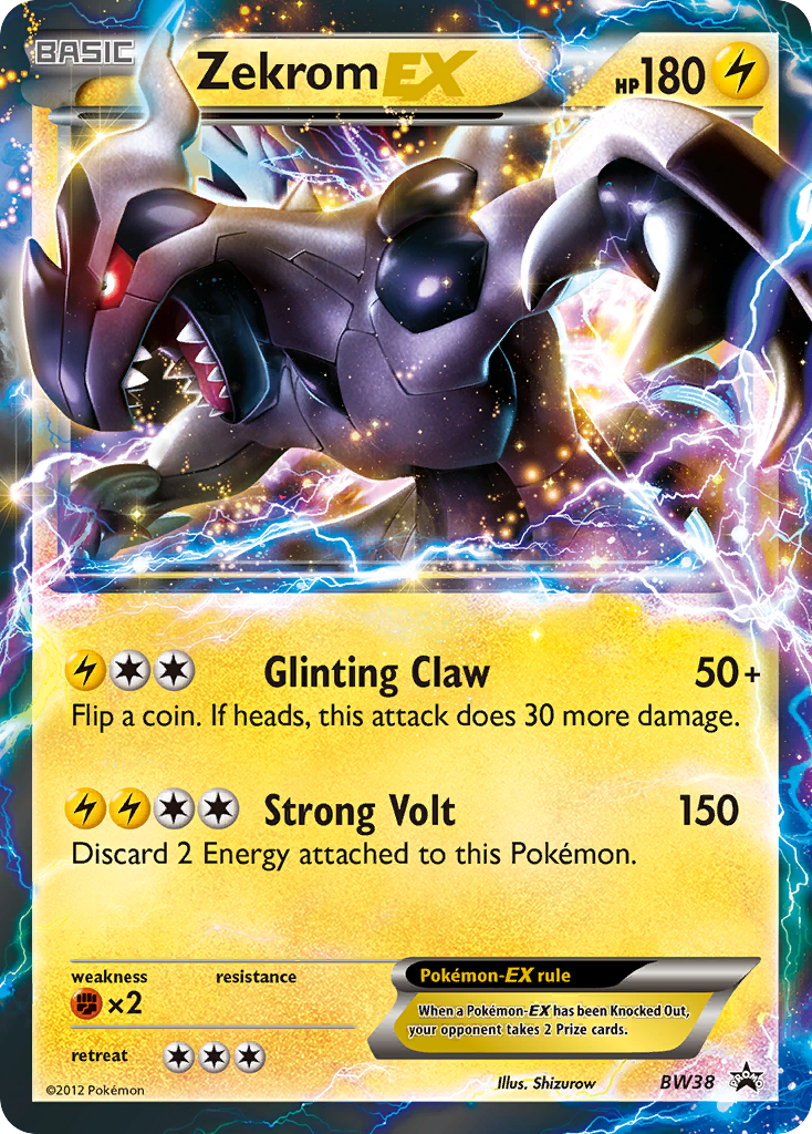 Zekrom-EX BW38/101 - BW Black Star Promos Holofoil - Game Nerdz