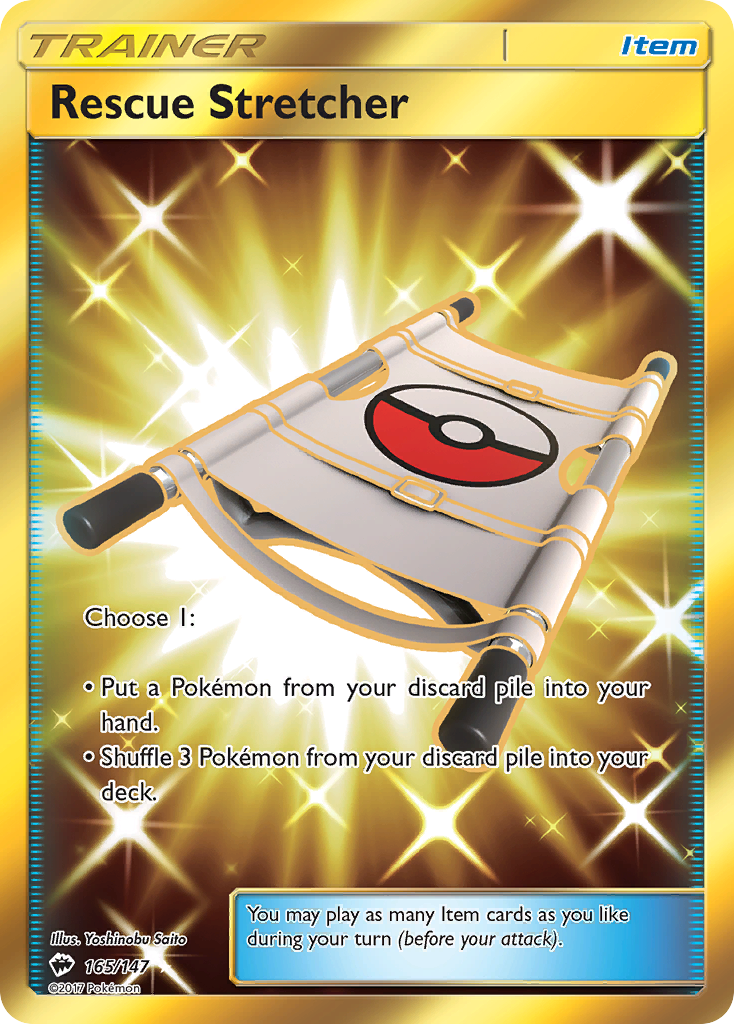 Rescue Stretcher 165/147 - Burning Shadows Holofoil - Game Nerdz