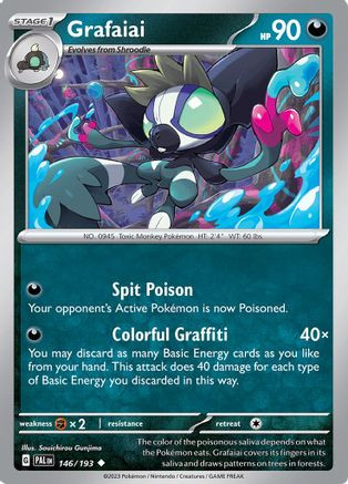 Grafaiai 146 - SV02 Paldea Evolved - Game Nerdz