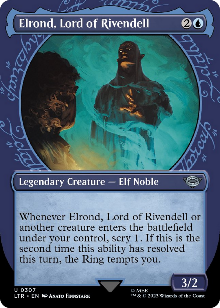 Elrond, Lord of Rivendell (LTR-307) - The Lord of the Rings: Tales of  Middle-earth: (Showcase) (Borderless)