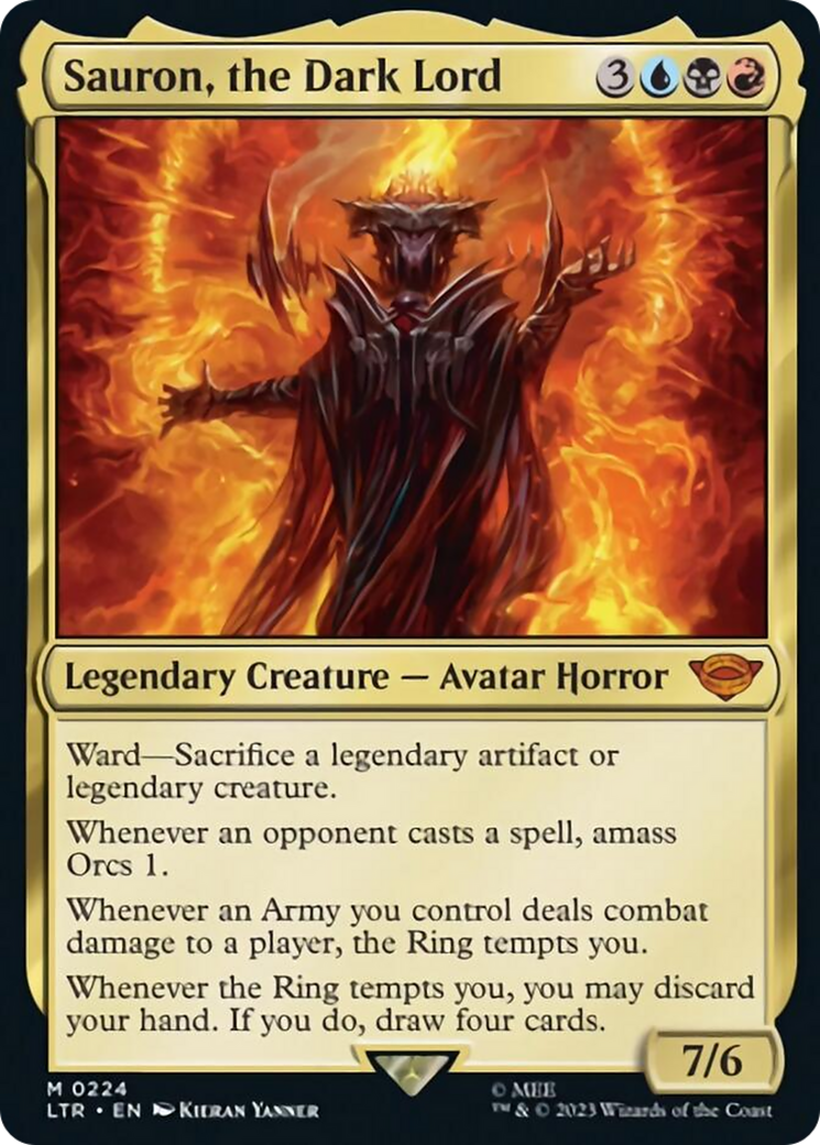 ltr mtg cards The One Ring The Lord of the Rings: Tales of Middle-earth (LTR) #246 Scryfall Magic: The Gathering Search Activate only if you attacked with two or more creatures this turn Our Top 10 Cards from