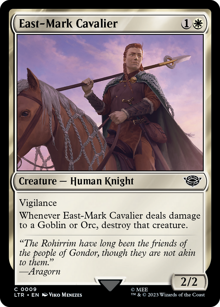 East-Mark Cavalier (LTR-009) - The Lord of the Rings: Tales of Middle-earth  - Game Nerdz