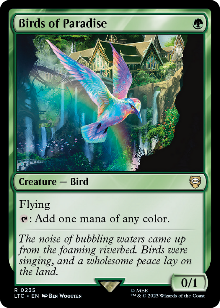 極楽鳥 アルターネイト4th MTG Birds of Paradise (LTC-235) - Tales of Middle-earth Commander