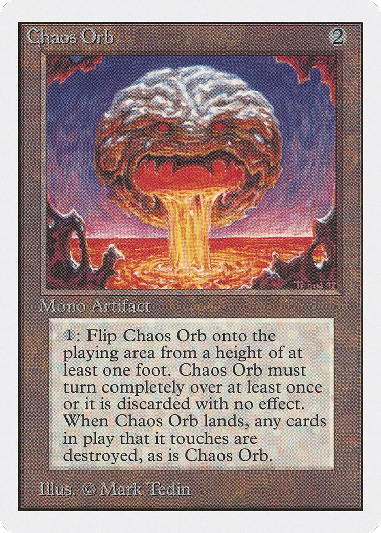マジック：ザ・ギャザリング Chaos Orb 2ED Chaos Orb (2ED-236) - Unlimited Edition - Game Nerdz