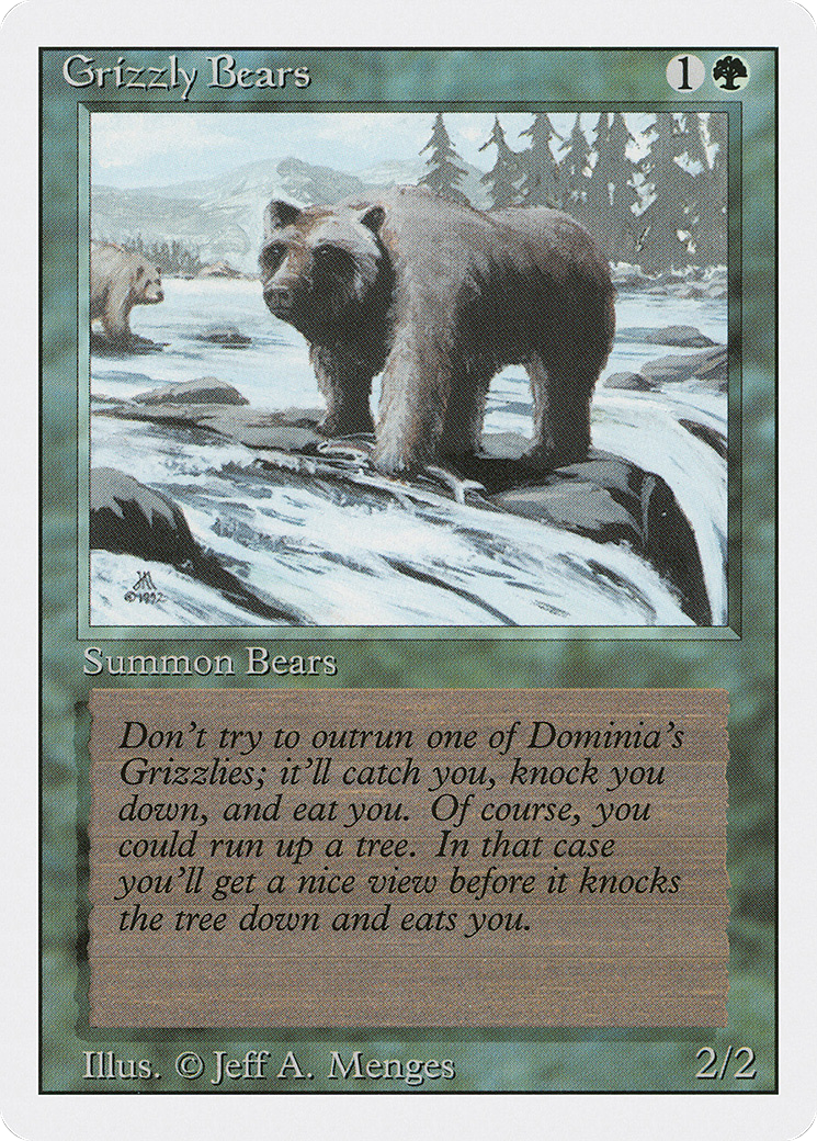 Grizzly Bears (3ED-201) - Revised Edition - Game Nerdz