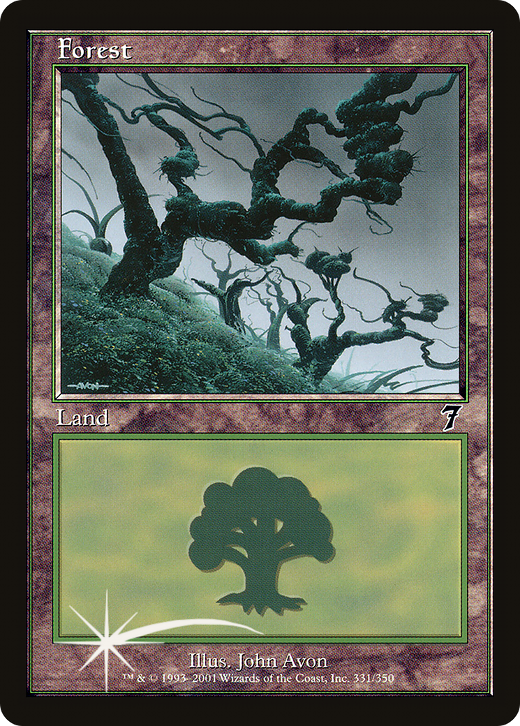 Forest (7ED-331☆) - Seventh Edition Foil - Game Nerdz